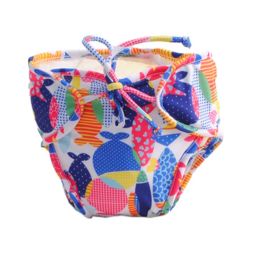 Swimwear Board Short Trunks Cartoon Toddler Infant Reusable Swim Diapers for Unisex Baby, B