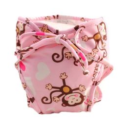 Swimwear Board Short Trunks Cartoon Toddler Infant Reusable Swim Diapers for Unisex Baby, E