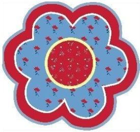 Bandana Flower 39"RD