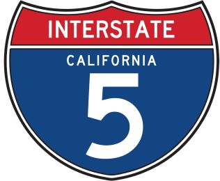 Freeway 5 Sign 39"X33"