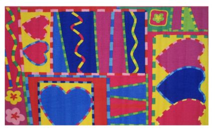 Hearts & Crafts 39" x 58"