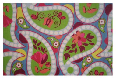 Floral Paislies 39" x 58"