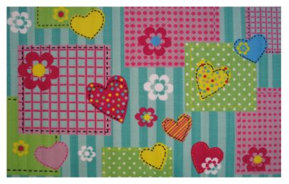 Hearts & Flowers 39" x 58"