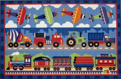 Trains, Planes & Trucks 39"x58"
