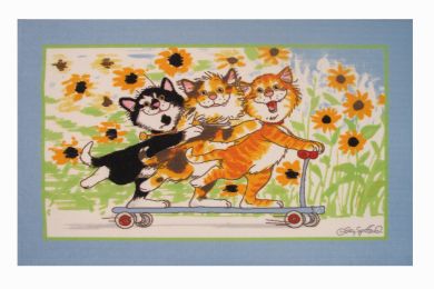 Duckport Kitties Take A Ride 39"x58"