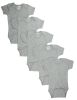 Bambini Grey Bodysuit Onezies (Pack of 5)