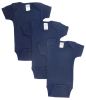 Bambini Navy Bodysuit Onezies (Pack of 3)