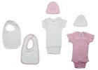 Bambini Girls' 6 Piece Layette Set