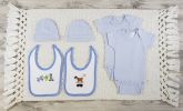 Bambini 6 Pc Layette Baby Clothes Set
