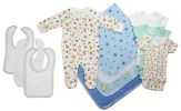 Bambini Newborn Baby Boy 11 Pc Layette Baby Shower Gift Set