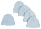 Bambini Blue Baby Cap (Pack of 5)