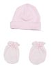 Bambini Girls' Cap and Mittens 2 Piece Set