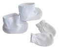 Bambini White Infant Booties
