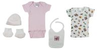5-Piece Pastel Interlock Hanging Gift Set