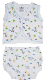 Bambini Diaper Shirt & Panty (Color: Print, size: Newborn)