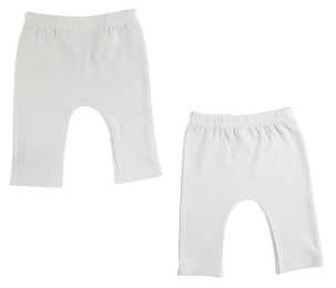 Infant Pants - 2 Pack (Color: White, size: large)