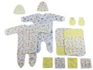 Sleep-n-Plays, Caps, Mittens and Washcloths - 14 Pc Set