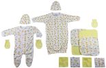Sleep-n-Play, Gown, Caps, Mittens and Washcloths - 14 Pc Set