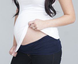 Indigo Maternity Band (Options: Small)