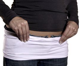 White Maternity Band (Options: Medium)